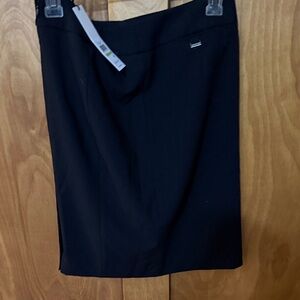 Calvin Klein Classic Black Pencil Skirt 4P